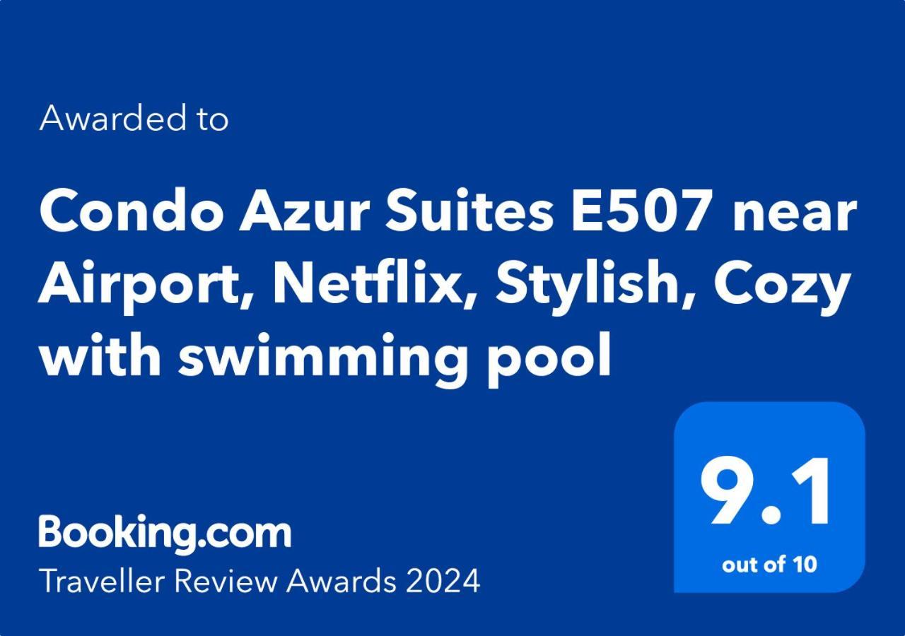 Condo Azur Suites E507 Near Airport, Netflix, Stylish, Cozy With Swimming Pool Lapu-Lapu City Eksteriør billede